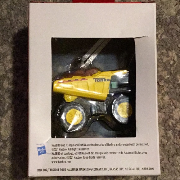 Hallmark Hasbro Tonka Dump Truck Christmas Ornament - Picture 2 of 3